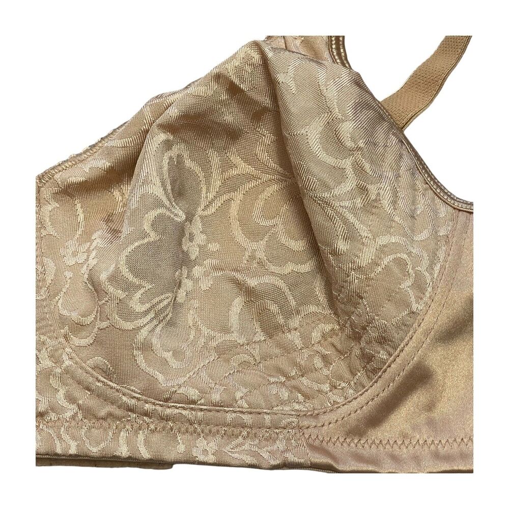 Playtex 18 Hour Wirefree Bra Women's 38C Nude Nylon Stretch Adjustable Strap - Picture 6 of 6